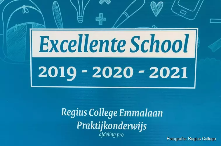 Het Regius College Praktijkonderwijs mag zich met trots Excellente School noemen.