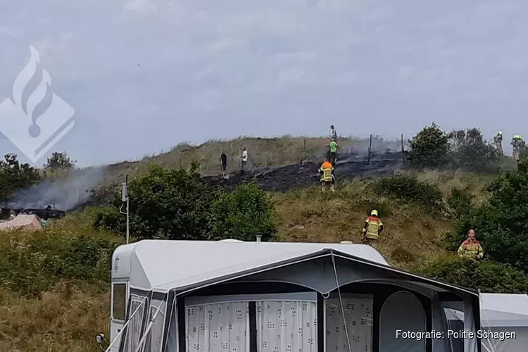 Duinbrand Sint Maartenszee snel onder controle