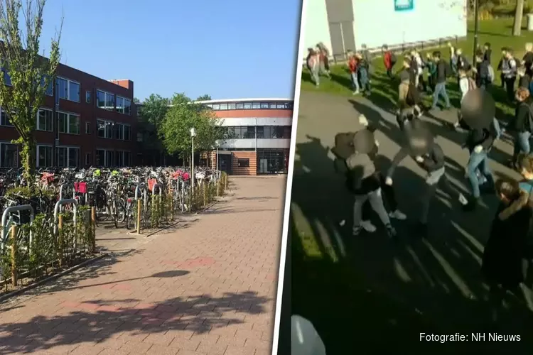 Opnieuw vechtpartij met tientallen jongeren bij Schagense school: &#39;Leerlingen keken massaal toe&#39;