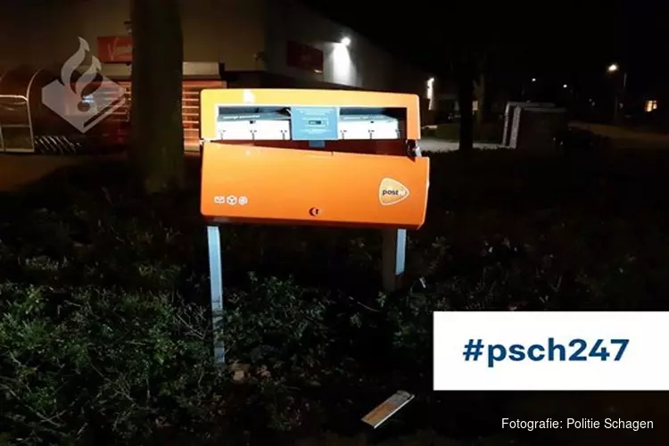 Post waait door Schaagse buurt na opblazen brievenbus
