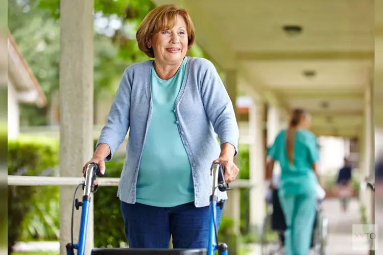 Wekelijks wandelen met rollator is goed voor lijf en leden