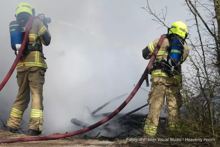 Natuurbrand vlakbij Schagerbrug