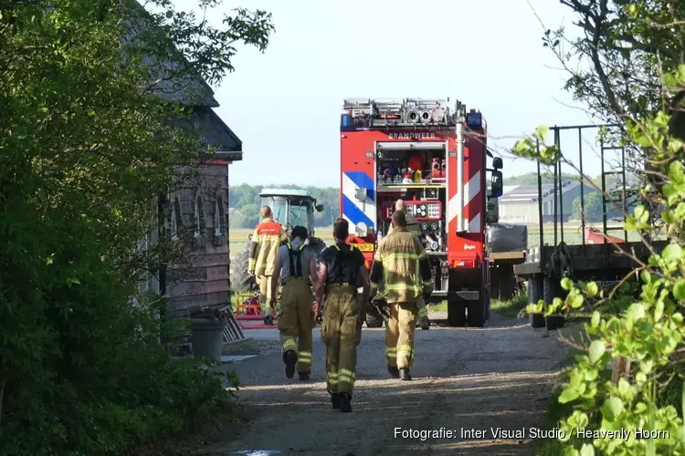 Politie merkt brand op in Callantsoog