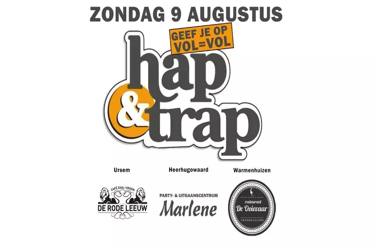 Uniek Hap & Trap Fiets- en eetarrangement via Cafe Marlène, De Rode Leeuw en De Ooievaar