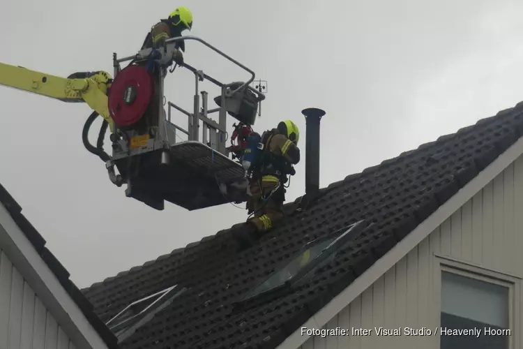 Schoorsteen vat vlam in Schagen, oplettende buren maken melding