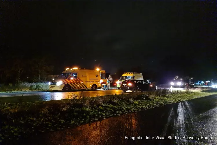 Ernstig ongeval op N241 bij Schagen: weg afgesloten