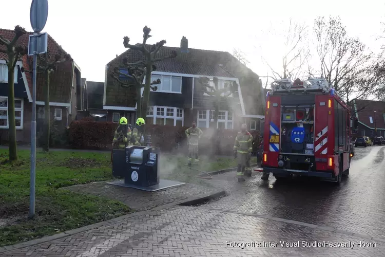 Containerbrandje Schagen snel onder controle