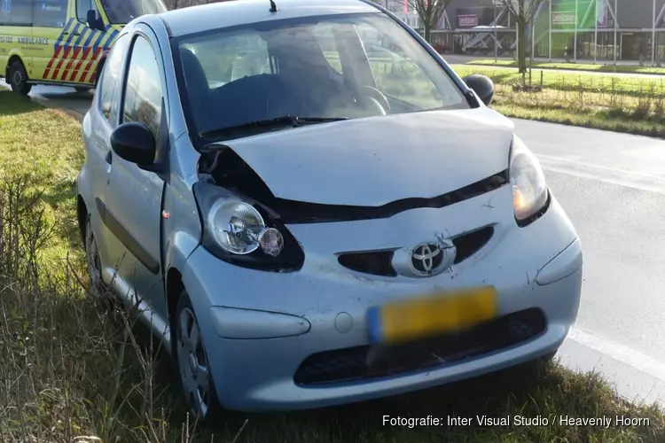 Kop-staartbotsing op N241 bij Schagen