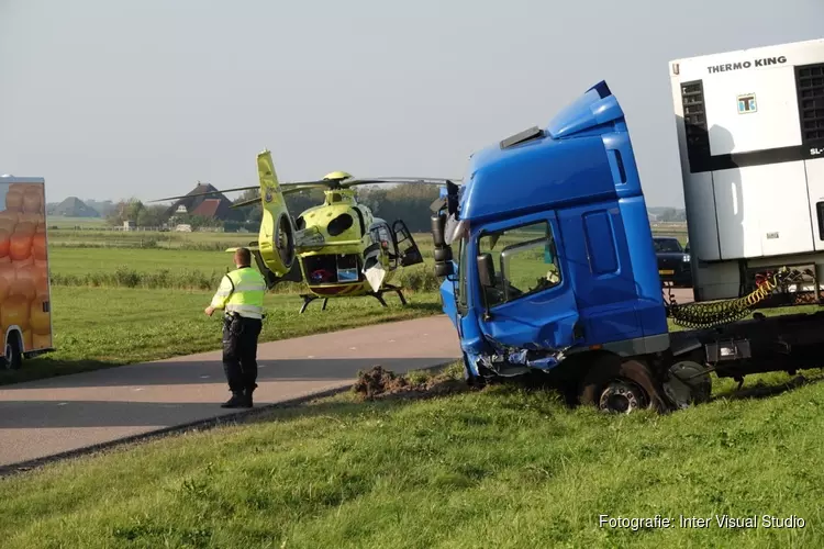 Vrachtwagen en auto&#39;s betrokken bij ernstig ongeval N9