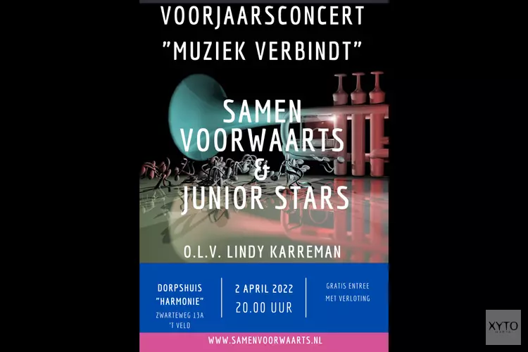 Voorjaarsconcert van Samen Voorwaarts in aantocht