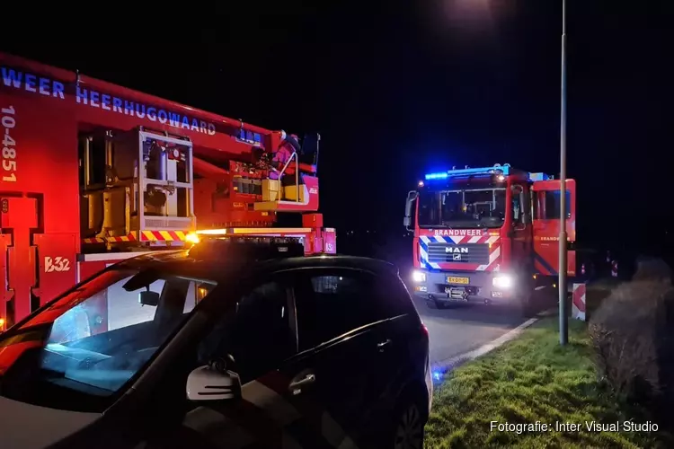 Schoorsteenbrand in Waarland snel onder controle