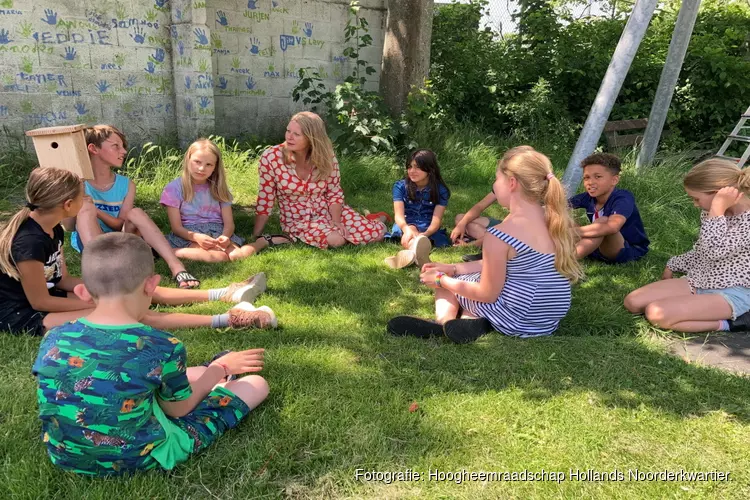 Leerlingen werken aan klimaatvriendelijker schoolplein
