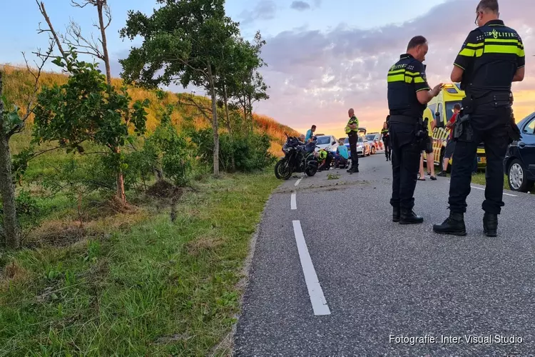 Motorrijder gewond in bocht Stolperweg