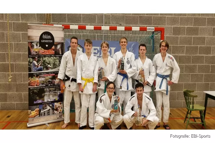Zes judoka`s EBI-Sports in de prijzen