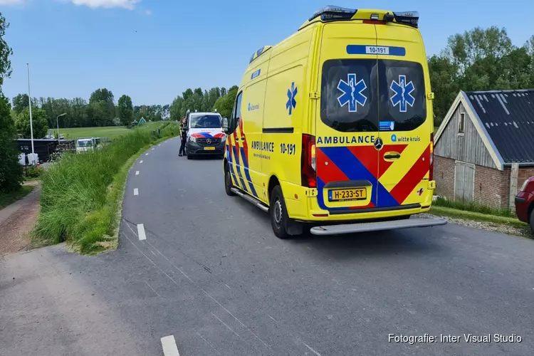 Motorrijder gewond bij ongeval in Warmenhuizen