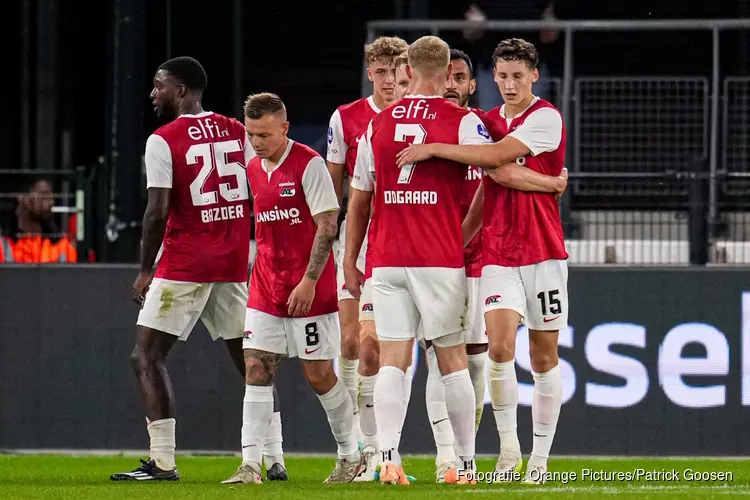 AZ plaatst zich voor play-offs Conference League en treft nu Brann Bergen