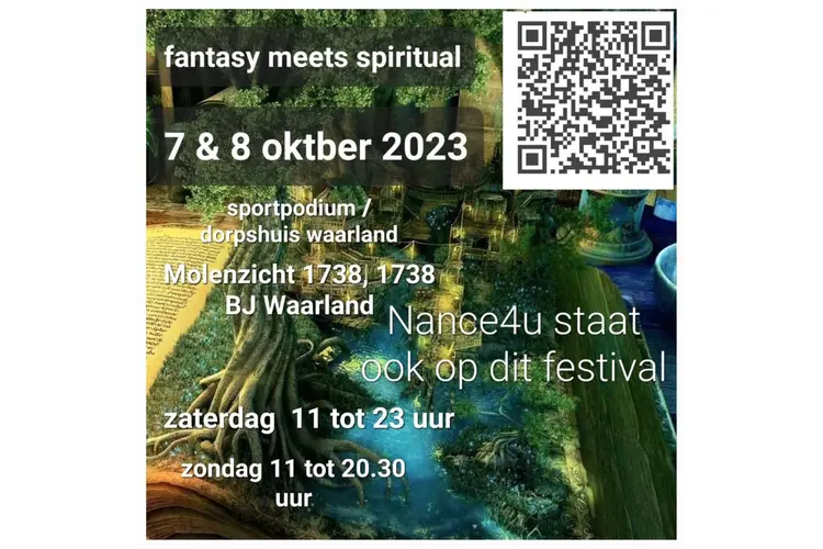 Komend weekend Fantasy Meets Spiritual event in Waarland