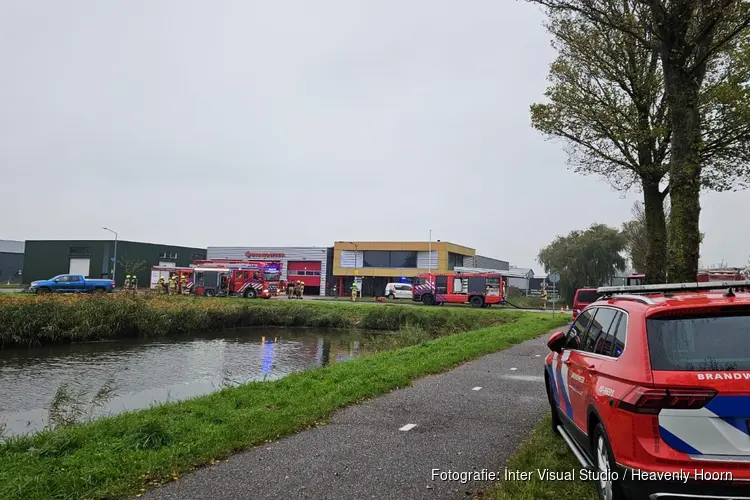 Flinke brand bij brandweer Hollands Kroon in Winkel