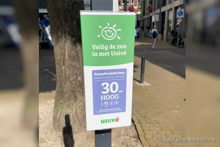 Univé Schagen voorziet openbare voorzieningen van zonnebrand