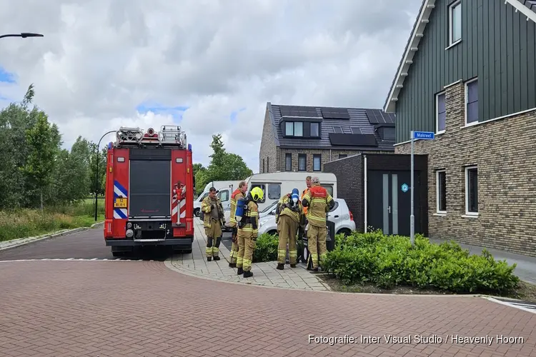 Ondergrondse afvalcontainer in brand in Schagen