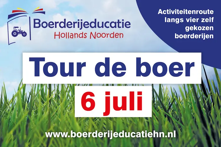 Zaterdag 6 juli openen de educatieboeren van Hollands Noorden hun erven voor publiek