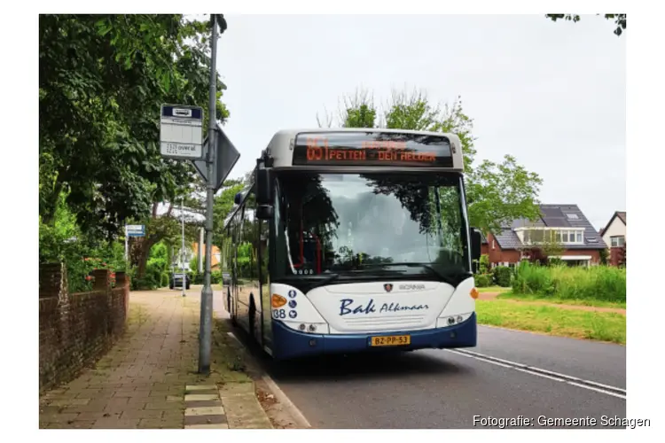 De kustbus tussen Petten en Den Helder rijdt eerste ritten