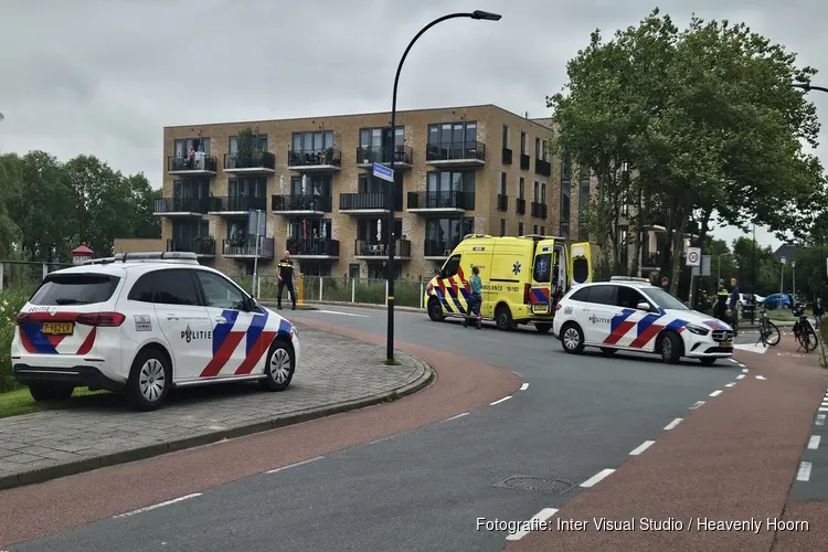 Fietser gewond na botsing met scooter aan de Beethovenstraat in Schagen