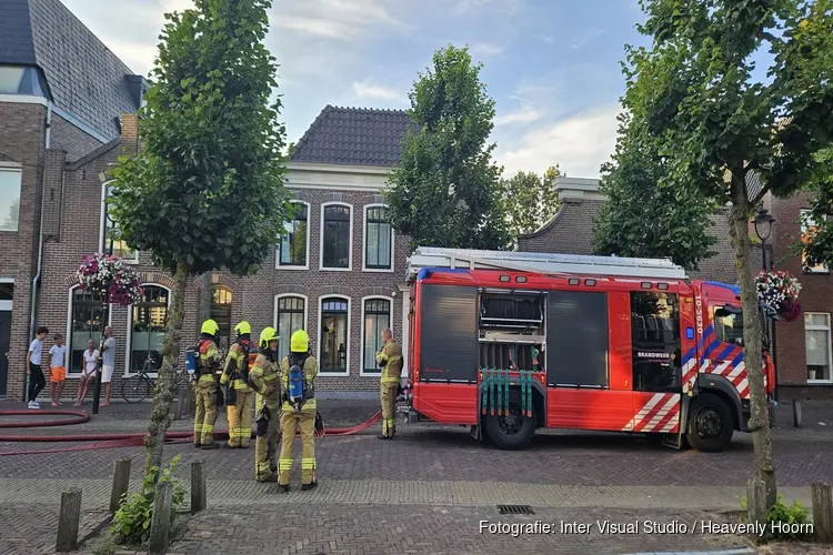 Brand aan de Nieuwe Laagzijde in Schagen