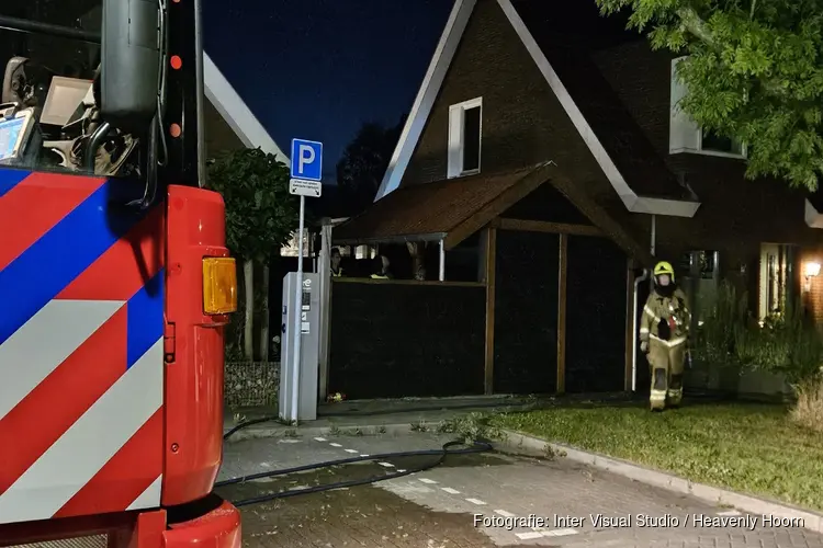 Brand in schuur in Sint Maarten