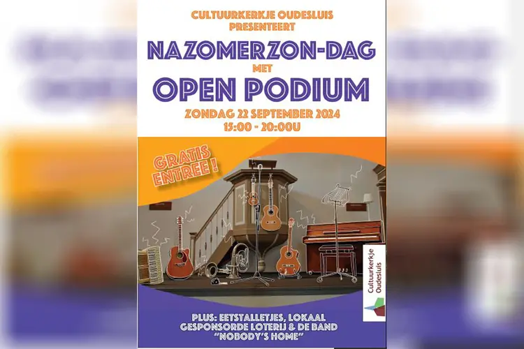 22 september NazomerZON-dag in het Cultuurkerkje Oudesluis