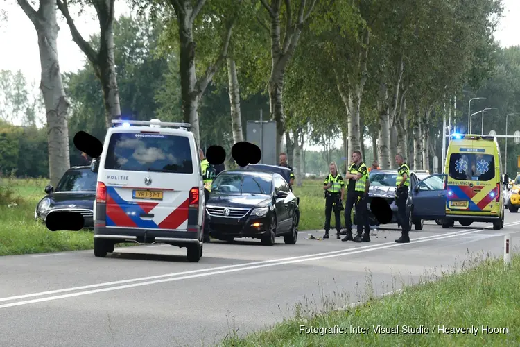 Ongeluk op N245 ter hoogte van Dirkshorn