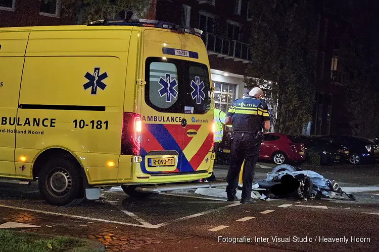 Scooterrijder gewond na ongeval op Hofstraat in Schagen