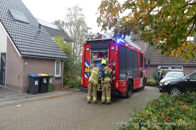 Brand in schuur aan Eksterstraat in Schagen