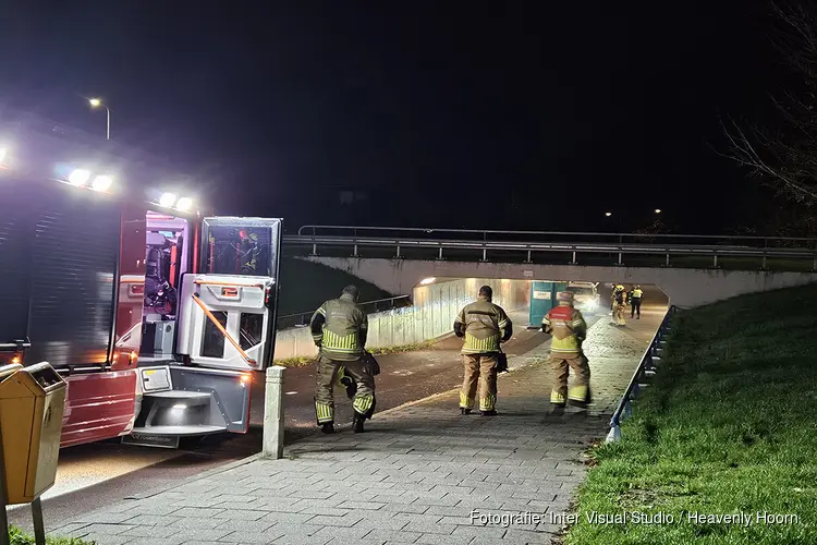 Mobiel toilet geprobeerd in brand te steken in Schagen