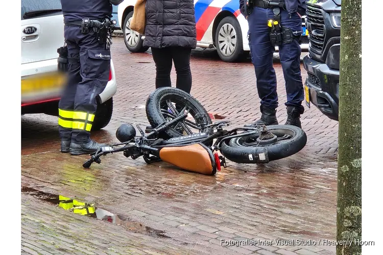 Ongeluk op fatbike in Schagen