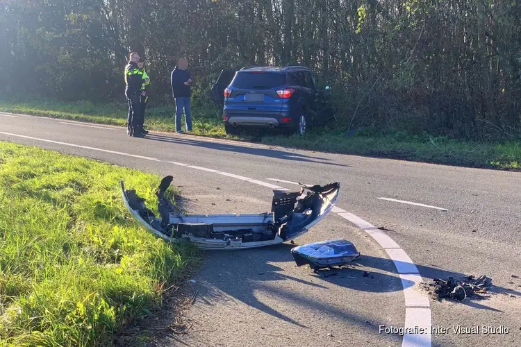 Aanrijding op N9 bij 't Zand