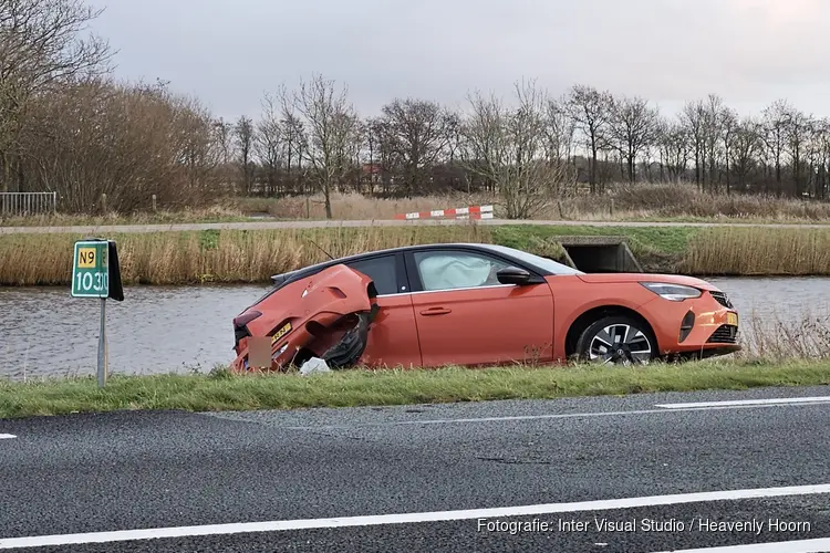 Aanrijding op N9 bij 't Zand