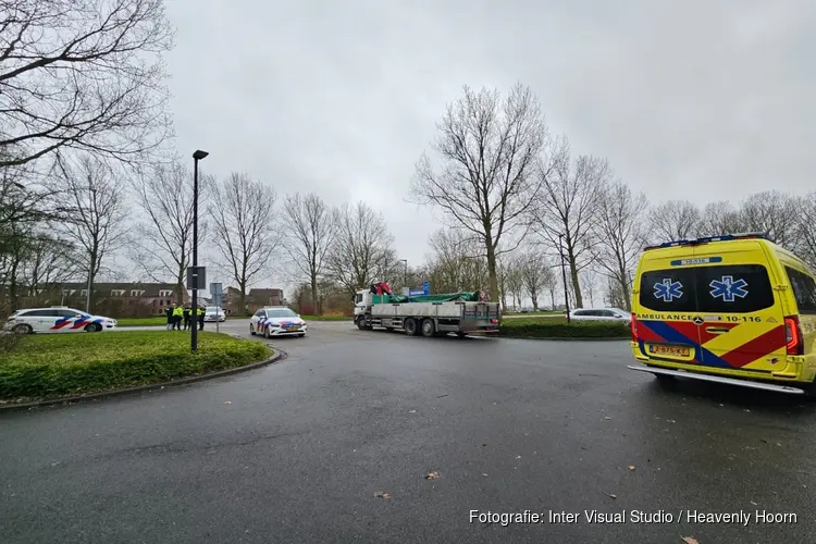 Voetganger aangereden door vrachtwagen op Zuiderweg in Schagen