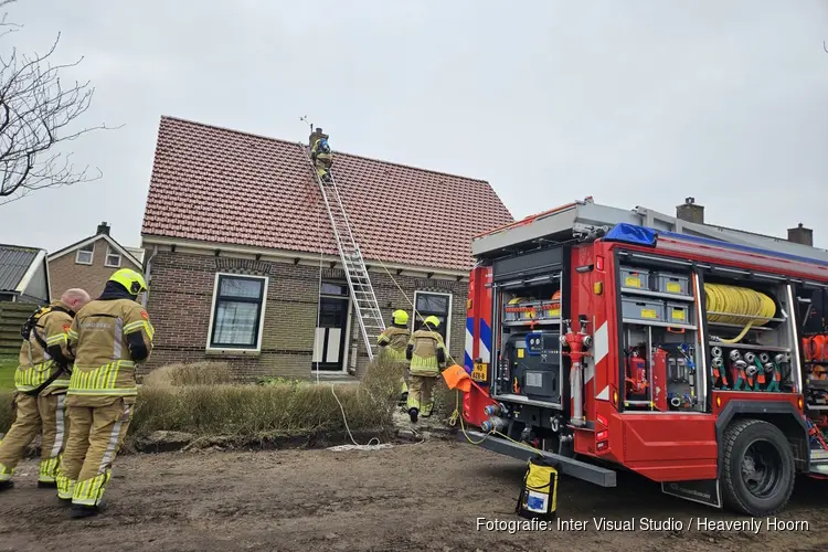 Kleine schoorsteenbrand aan Stroet in Sint Maarten