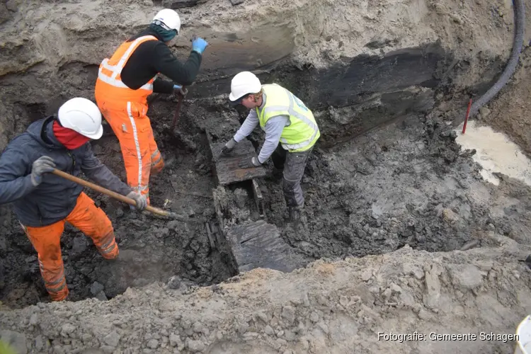 Archeologisch onderzoek in Stroet onthult historisch waterwerk