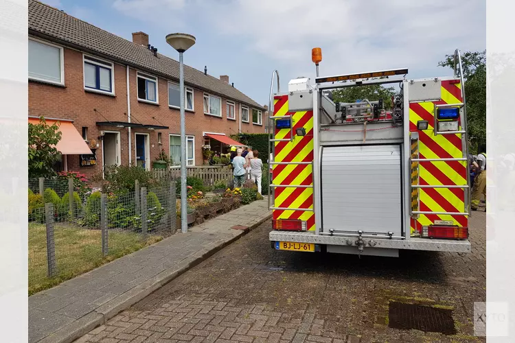 Persoon gewond bij vlam in de pan