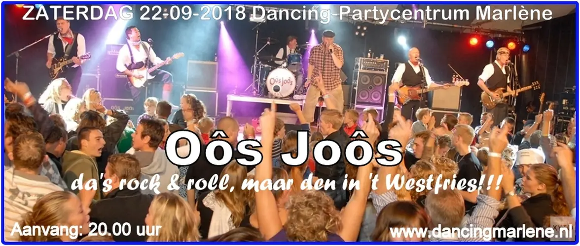 Feesten op z&#39;n Westfries met Oôs Joôs komende zaterdag in Marlène