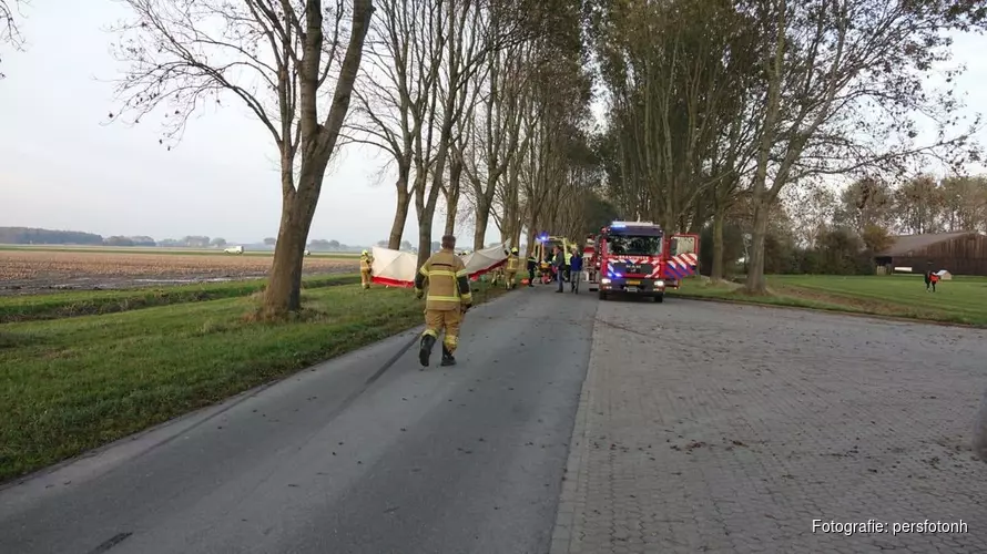 Bestuurder ongeval Nieuwe Niedorp in ziekenhuis overleden
